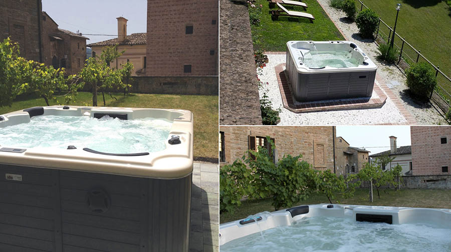 BL-808 minipiscina idromassaggio giardino
