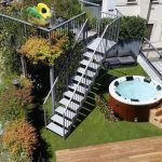 Minipiscina idromassaggio nel tuo tetto verde