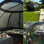 Minipiscina idromassaggio-cupolone nel tuo giardino di casa