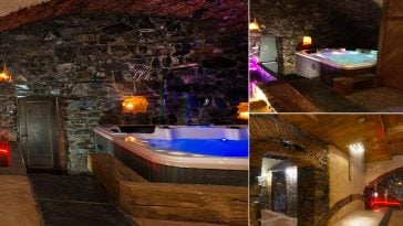 Minipiscina idromassaggio nella tua cantina
