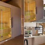 Sauna finlandese in isola living