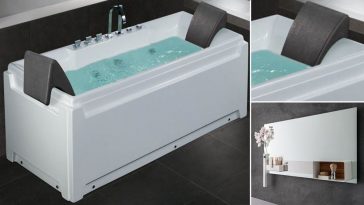 Vasca idromassaggio monoposto nel tuo bagno nero opaco