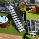 Prima e dopo terrazzo con minipiscina idromassaggio