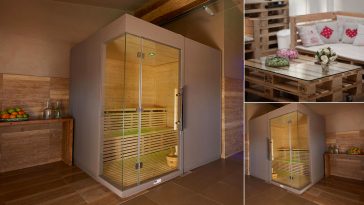Sauna finlandese arredo riciclo