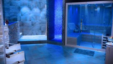 Sauna finlandese cromoterapia