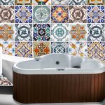 Vasca idromassaggio in bagno stile Azulejos