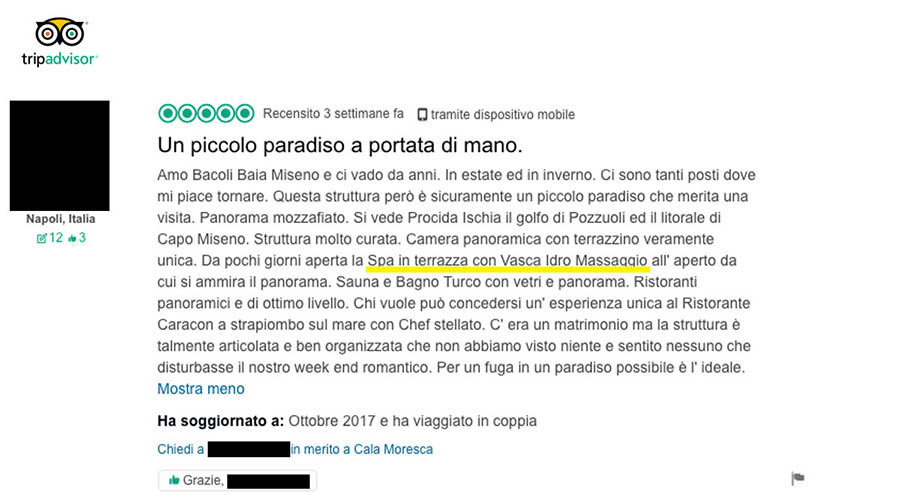 Cala Moresca Trip Advisor