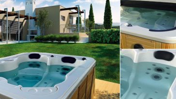 MiniPiscina idromassaggio in villa sulle alture