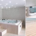 Minipiscina idromassaggio spiaggia interno