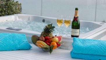 Minipiscina idromassaggio capodanno effervescente