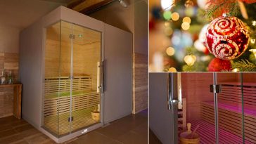 Via albero dentro la sauna