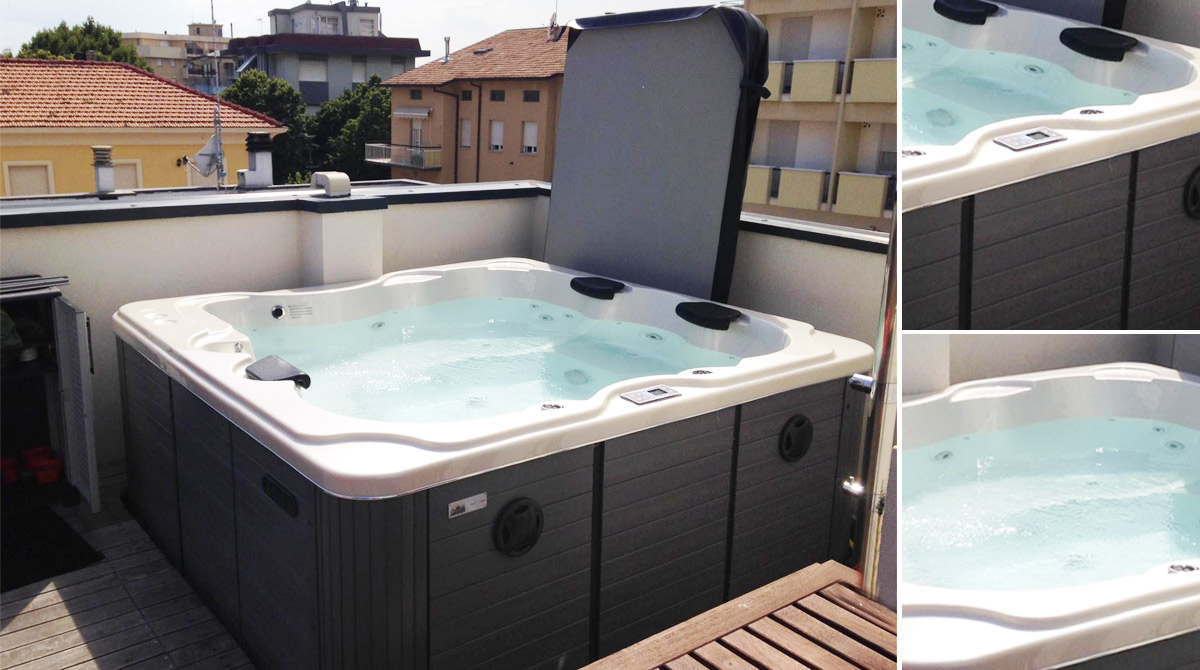BL-801 minipiscina idromassaggio terrazzo metropolitano