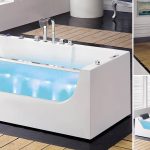 Il bagno fa salotto con vasca idromassaggio