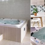In ordine ma creativo con minipiscina idromassaggio
