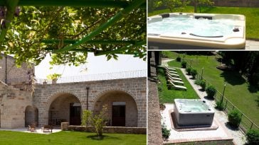 Minipiscina idromassaggio ex-masseria