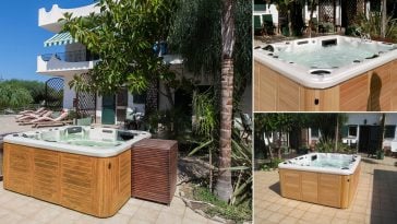 Minipiscina idromassaggio hotel conduzione famigliare