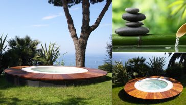 Mindfullness nel tuo giardino con minipiscina idromassaggio