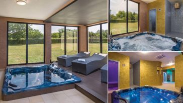 Minipiscina idromassaggio casa centro benessere
