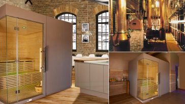 Sauna finlandese in ex distilleria