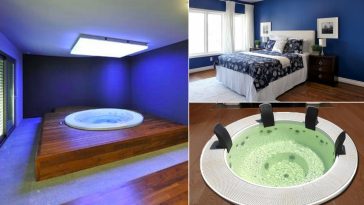 Fai della tua casa un pezzo unico con minipiscina idromassaggio in palchetto