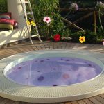 Minipiscina da esterno effetto Lavanda