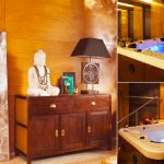 Minipiscina idromassaggio nel tuo arredo esotico chic