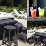 Open bar a bordo vasca con minipiscina idromassaggio