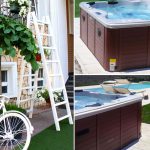 Minipiscina idromassaggio in casa vacanza per coppiette e neo sposini