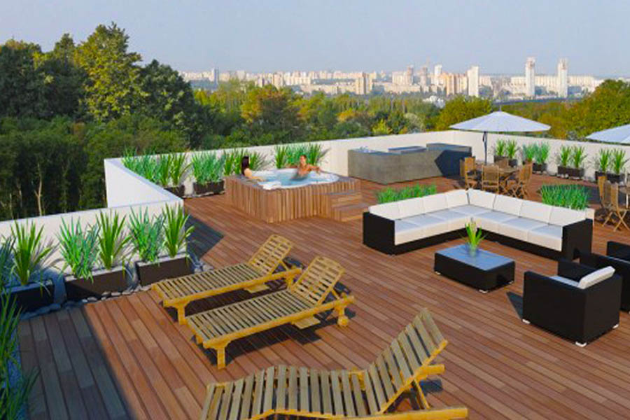 Roof Garden rendering