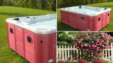 Minipiscina idromassaggio nel tuo british garden