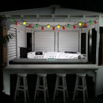 Minipiscina in gazebo bancone bar