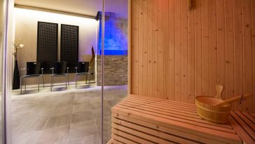 Sauna sala attesa studio fisioterapico