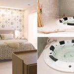 Una suite con minipiscina idromassaggio