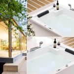 Vasca idromassaggio in glass house