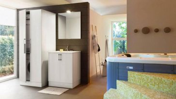 Relooking stireria con minipiscina da interno