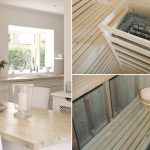Sauna finlandese nel tuo living di legno chiaro