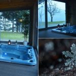 Minipiscina idromassaggio inverno casa