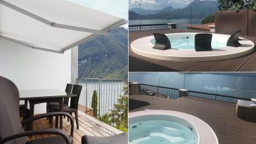 Sole o senza sole la più eclettica di minipiscine da terrazzo