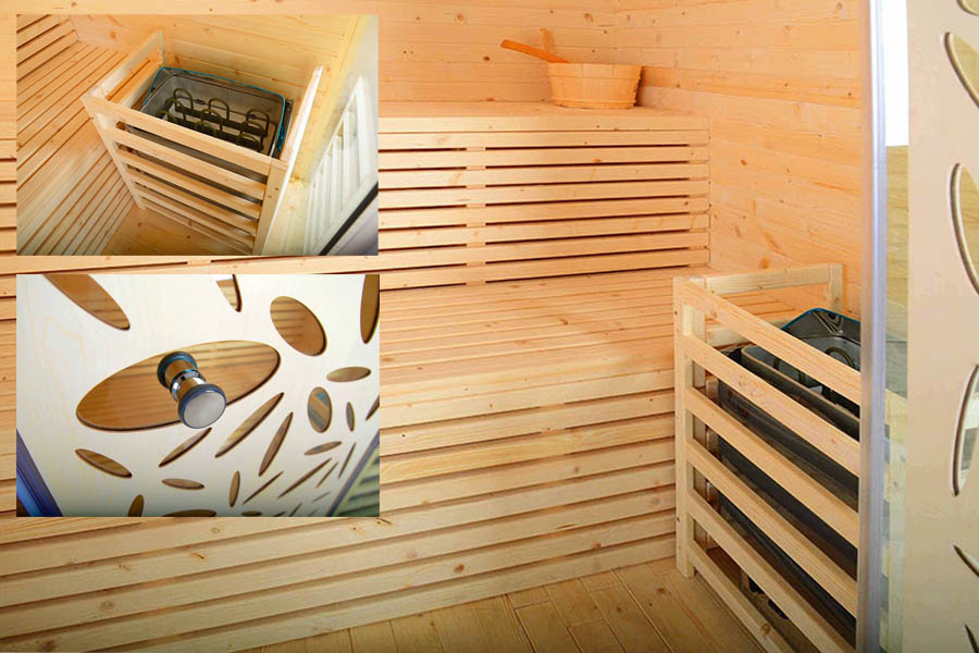 BL-151 sauna finlandese dettagli