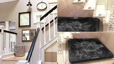 Come arredare un sottoscala con una minipiscina idromassaggio