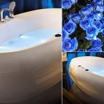 Lezione di atmosfera con vasca idromassaggio bagno padronale