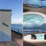 Minipiscina idromassaggio terrazza penthouse