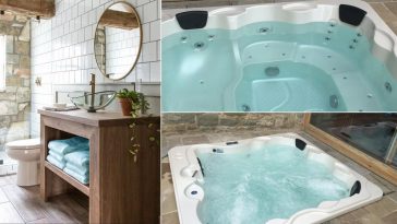 Minipiscina idromassaggio bagno tavernetta