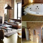 85 mq di appartamento industrial con minipiscina