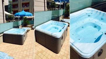 Mini idromassaggio per aree piscine hotel residence