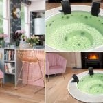 Minipiscina idromassaggio in cottage inglese
