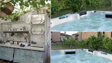 Minipiscina idromassaggio nella tua cucina outdoor