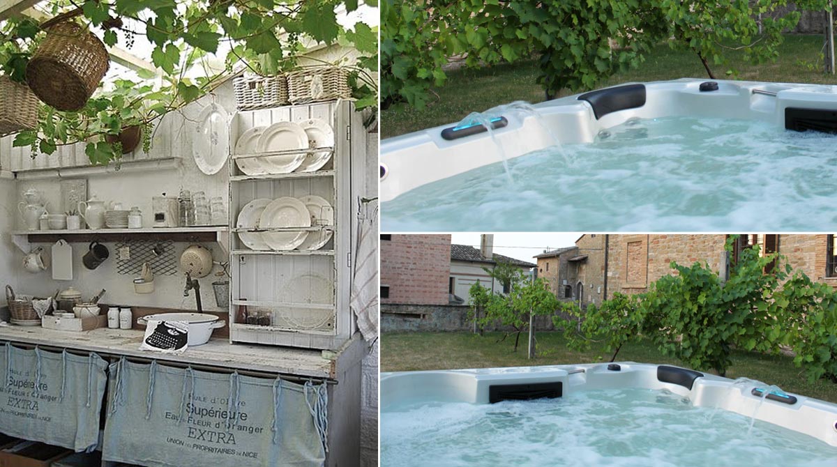Minipiscina idromassaggio nella tua cucina outdoor