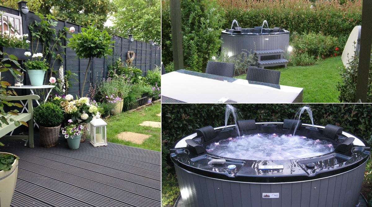 Pulizie di primavera e il tuo giardino sul retro diventa idromassaggio
