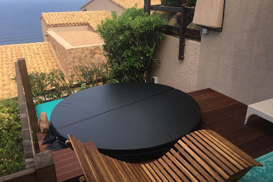 BL-818 minipiscina idromassaggio copertura termica